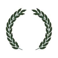 laurel wreath design vector