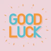 good luck illustration vector