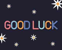 good luck image vector