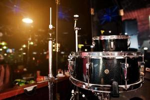 Drum set and drum sticks photo