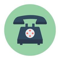 Trendy Telephone Concepts vector