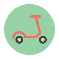 conceptos de scooter para niños vector