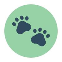 Dog Paw Concepts vector