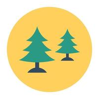 Pine Trees Concepts vector