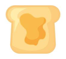 bread with honey vector