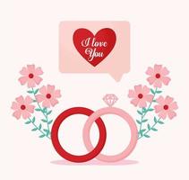 cute love poster vector