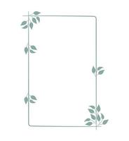 square laurel wreath image vector