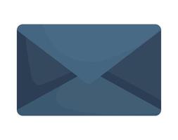 great blue envelope vector