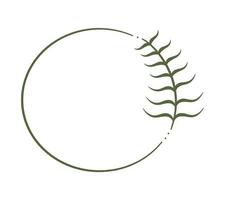 circle laurel wreath illustration vector