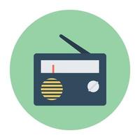 Trendy Radio Concepts vector