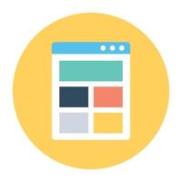 Web Layout Concepts vector