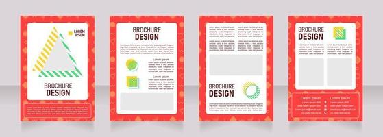 Event blank brochure design vector