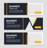 Automotive marketing web banner design template vector