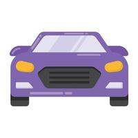 icono de coche, diseño plano vector