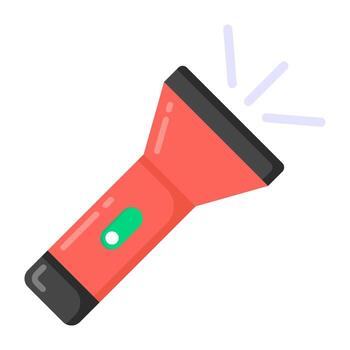 un ícono de antorchas portátiles en estilo moderno y plano vector