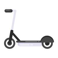 icono de scooter manual, diseño vectorial editable plano vector