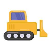 A perfect design icon of crawler loader vector