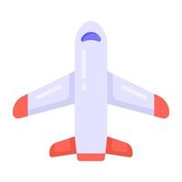 Airplane mode in flat style icon, editable vector