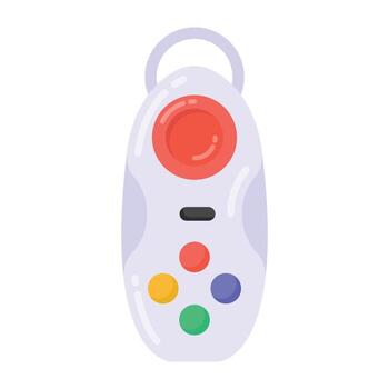 Game controller flat style icon vector