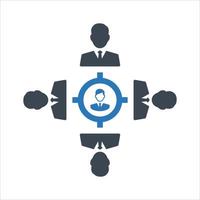 Teamwork connection icon, Team communication, Teamwork, group, users vector