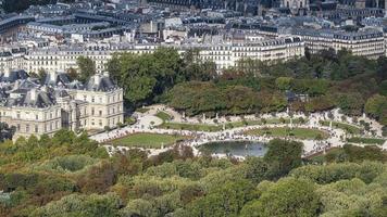 4K Timelapse Sequence of Paris, France - The Jardin du Luxembourg video