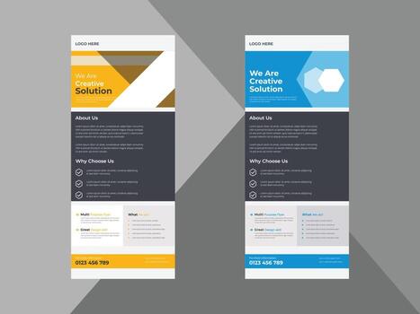 Amazing Business Vector Design for Roll up Banner, Multipurpose template DL Flyer, Trendy minimalist Roll Up, Business abstract vector template