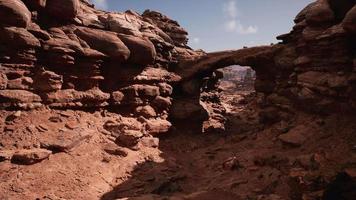 red stone arch in grand canyon park video