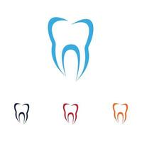 logotipo de vector dental