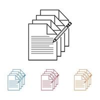 document vector icon