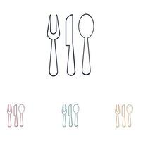 cutlery logo vector