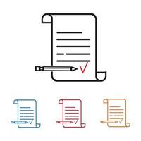 document vector icon