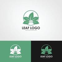 Tree leaf logo template design vector , icon illustration