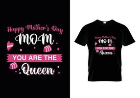 Happy Mother's Day T-shirt Design vector