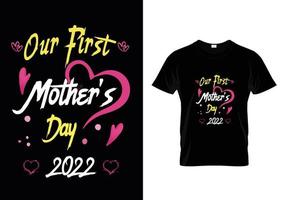 Mother's Day T-shirt Design vector