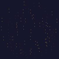 Abstract black background with stars for your design. Vector starry night sky.