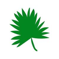 Leaves icon vector isolated on white background. Various shapes of green leaves of trees and plants. Elements for eco and bio logos.
