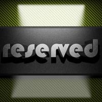 reserved word of iron on carbon photo