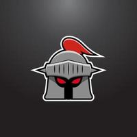 Knight Head Emblem Suitable for Gaming Logo or Clip Art