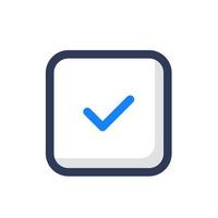 vector de icono de lista de verificación