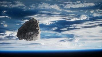 pericoloso asteroide in avvicinamento al pianeta terra video