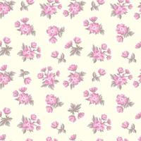 Floral seamless pattern. Flower background. Floral seamless texture with flowers. Flourish tiled wallpaper vector