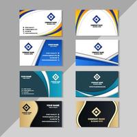 Business Card Template Collection vector