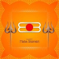 Happy Maha Shivratri Indian traditional festival background