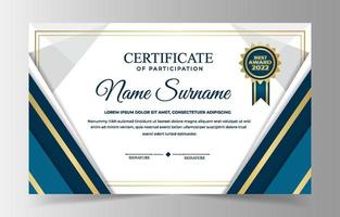 Seminar Certificate Template vector