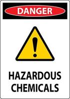 peligro, productos químicos peligrosos, señal, blanco, plano de fondo