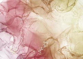 elegant alcohol ink background with glitter elements vector