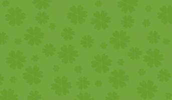 Four Leaf Clover Pattern. Vector