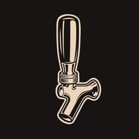 beer tap vector