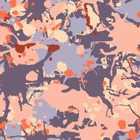 patrón transparente de camuflaje burdeos, beige, naranja, púrpura vector