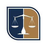 diseño de logotipo de bufete de abogados vector